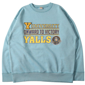 
                  
                    画像をギャラリービューアにロードします【Pigment Dye】Athletic Crewneck Print Sweatshirt【Y&amp;#39;ALLS】BR-25462
                  
                