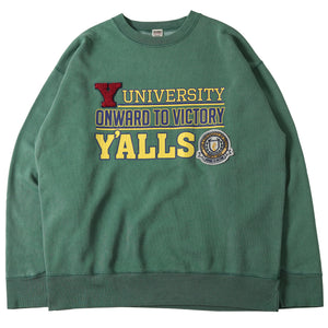 
                  
                    画像をギャラリービューアにロードします【Pigment Dye】Athletic Crewneck Print Sweatshirt【Y&amp;#39;ALLS】BR-25462
                  
                