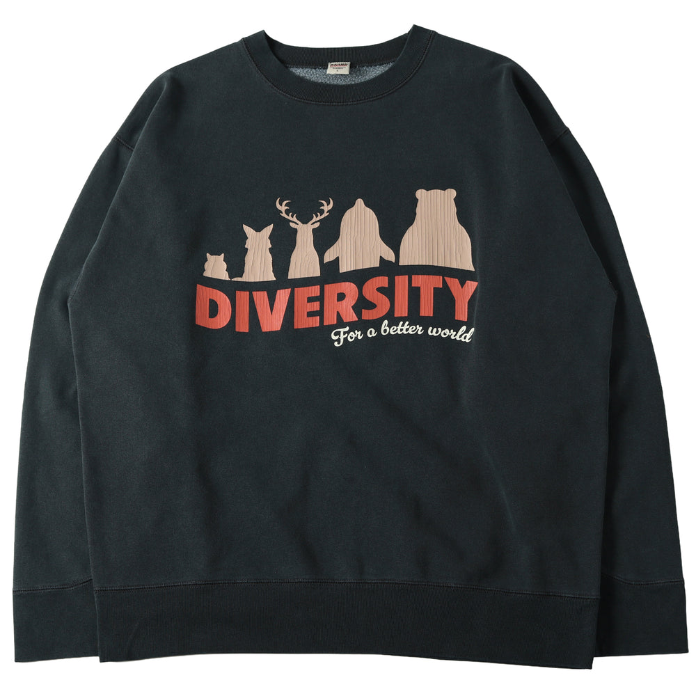 
                  
                    画像をギャラリービューアにロードします【Pigment Dye】Athletic Crewneck Print Sweatshirt【DIVERSITY】BR-25463
                  
                
