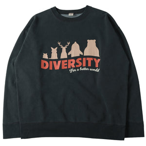 
                  
                    画像をギャラリービューアにロードします【Pigment Dye】Athletic Crewneck Print Sweatshirt【DIVERSITY】BR-25463
                  
                