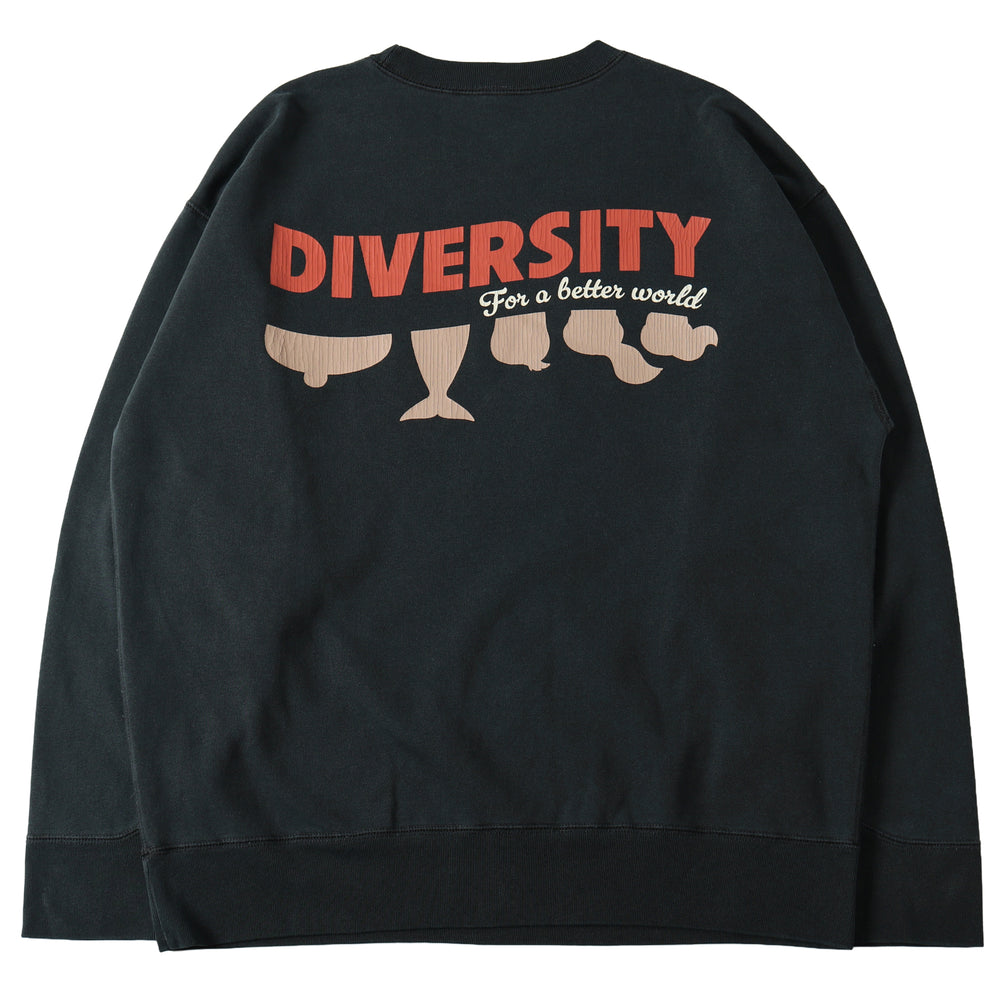 
                  
                    画像をギャラリービューアにロードします【Pigment Dye】Athletic Crewneck Print Sweatshirt【DIVERSITY】BR-25463
                  
                