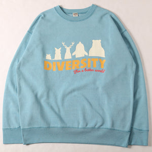 
                  
                    画像をギャラリービューアにロードします【Pigment Dye】Athletic Crewneck Print Sweatshirt【DIVERSITY】BR-25463
                  
                