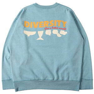 
                  
                    画像をギャラリービューアにロードします【Pigment Dye】Athletic Crewneck Print Sweatshirt【DIVERSITY】BR-25463
                  
                