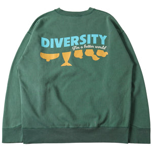 
                  
                    画像をギャラリービューアにロードします【Pigment Dye】Athletic Crewneck Print Sweatshirt【DIVERSITY】BR-25463
                  
                