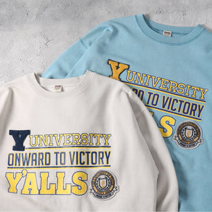 
                  
                    画像をギャラリービューアにロードします【Pigment Dye】Athletic Crewneck Print Sweatshirt【Y&amp;#39;ALLS】BR-25462
                  
                
