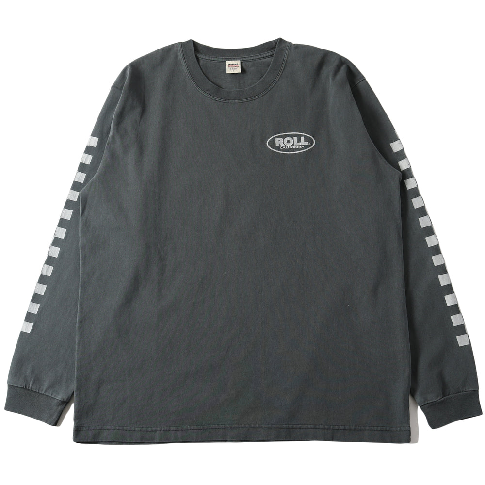 
                  
                    画像をギャラリービューアにロードします【Pigment Dye】16/- HOT-SHOT Print L/S T-shirt 【Checker Flag】BR-25121
                  
                