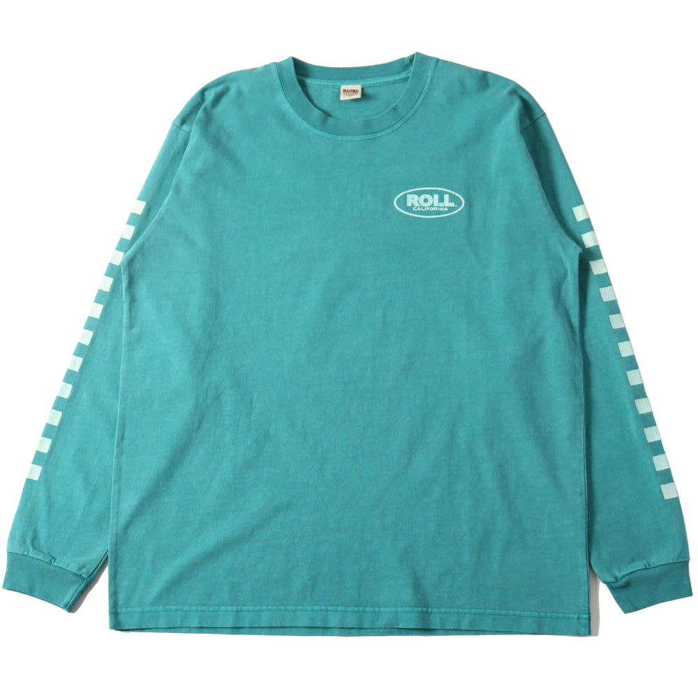 
                  
                    画像をギャラリービューアにロードします【Pigment Dye】16/- HOT-SHOT Print L/S T-shirt 【Checker Flag】BR-25121
                  
                