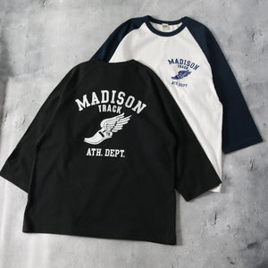 
                  
                    画像をギャラリービューアにロードしますClassic Heavy 3/4 Sleeve Raglan T-shirt【MADISON TRACK】 BR-24150
                  
                