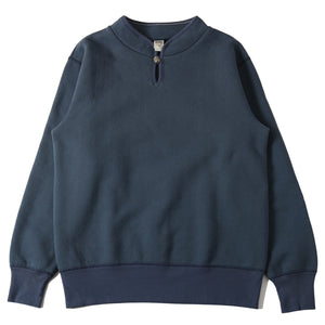 
                  
                    画像をギャラリービューアにロードします30/7 COZUN High Neck Concho Sweatshirt【Button Works】 BR-3022BW
                  
                