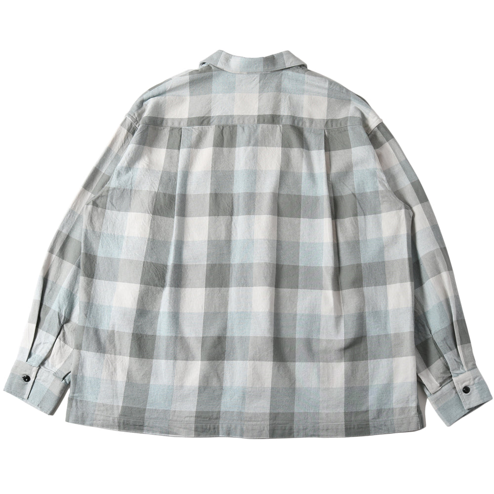 
                  
                    画像をギャラリービューアにロードしますIndigo Cotton Faded Check Shirt 【Shuttle notes】BR-25139
                  
                