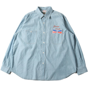 
                  
                    画像をギャラリービューアにロードしますBARNS OUTFITTERS × BIGMAC Chambray L/S Shirt【Collaboration】BR-25190
                  
                