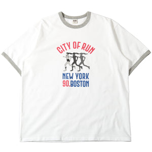 
                  
                    画像をギャラリービューアにロードしますRinger Print S/S T-shirt 【CITY OF RUN】BR-25168
                  
                