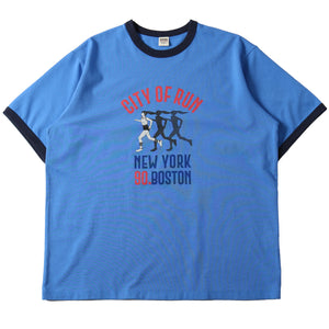 
                  
                    画像をギャラリービューアにロードしますRinger Print S/S T-shirt 【CITY OF RUN】BR-25168
                  
                