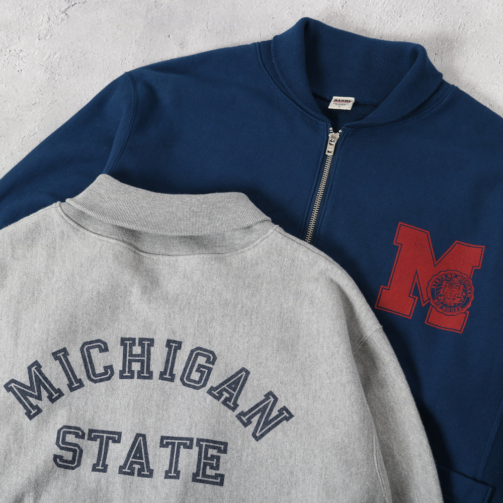 
                  
                    画像をギャラリービューアにロードします20/10 80&amp;#39;s Sweat Stadium Jacket【MICHIGAN STATE】BR-25459
                  
                