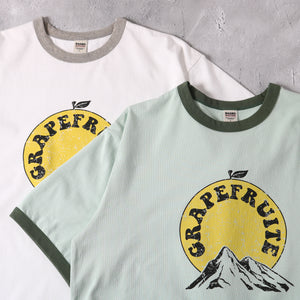 
                  
                    画像をギャラリービューアにロードしますRinger Print S/S T-shirt 【GRAPEFRUITE】BR-25169
                  
                