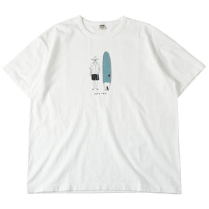 
                  
                    画像をギャラリービューアにロードします【Pigment Dye】14/- Heavy Weight S/S Print T-shirt【Long Trip】BR-24304
                  
                