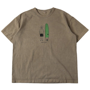 
                  
                    画像をギャラリービューアにロードします【Pigment Dye】14/- Heavy Weight S/S Print T-shirt【Long Trip】BR-24304
                  
                