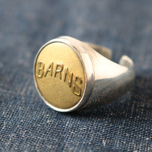 
                  
                    画像をギャラリービューアにロードします【限定入荷!!】 BW Dead Stock &amp;quot;BARNS Ring&amp;quot; 〈Button Works〉 BW-0168
                  
                