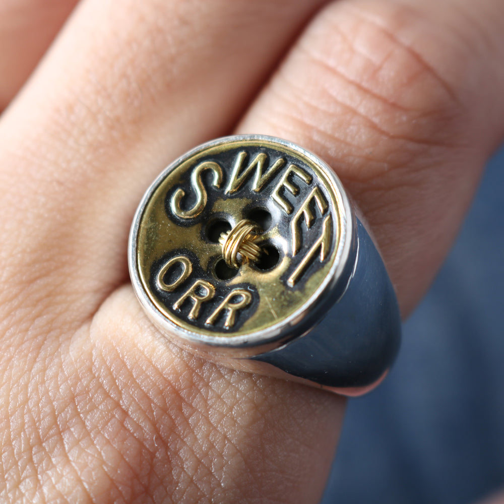 【限定入荷!!】 BW Vintage Sweet Orr Ring 〈Button Works〉 BW-0169