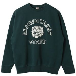 Super Heavy Weight Print Sweatshirt【BROWN TABBY STATE】BR-26100