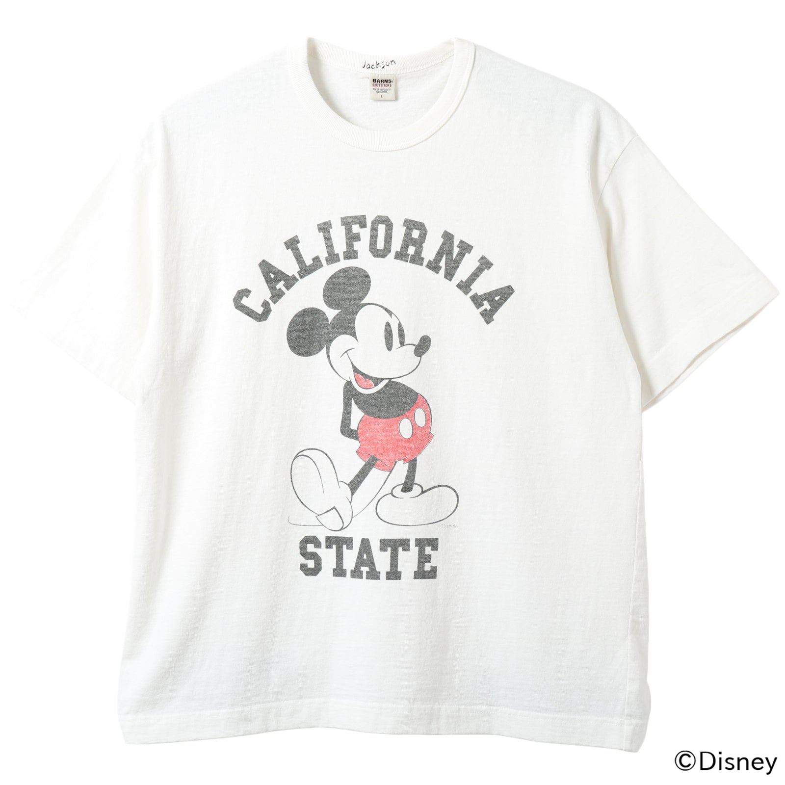 Print T-shirt – BARNS OUTFITTERS (バーンズアウトフィッターズ