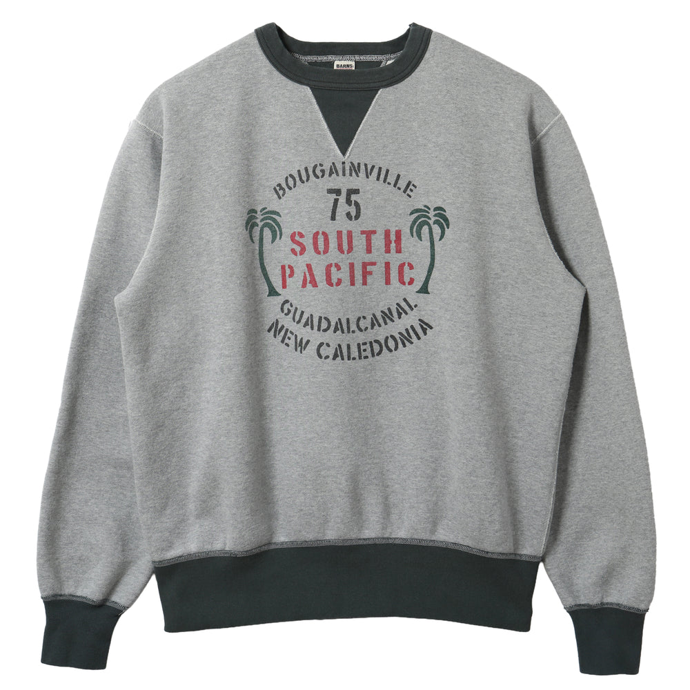 30/7 COZUN Switching Rib Sweatshirt【SOUTH PACIFIC】BR-25359