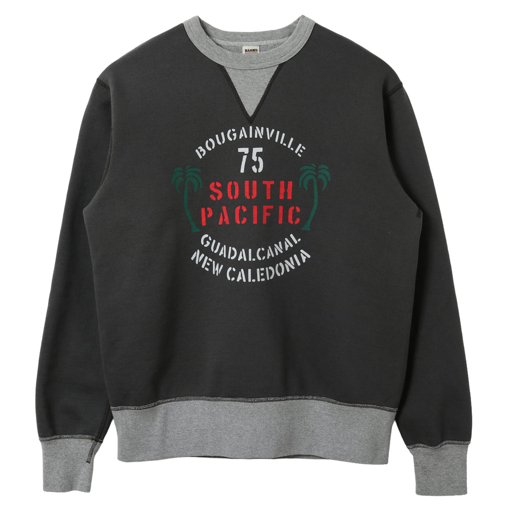 30/7 COZUN Switching Rib Sweatshirt【SOUTH PACIFIC】BR-25359