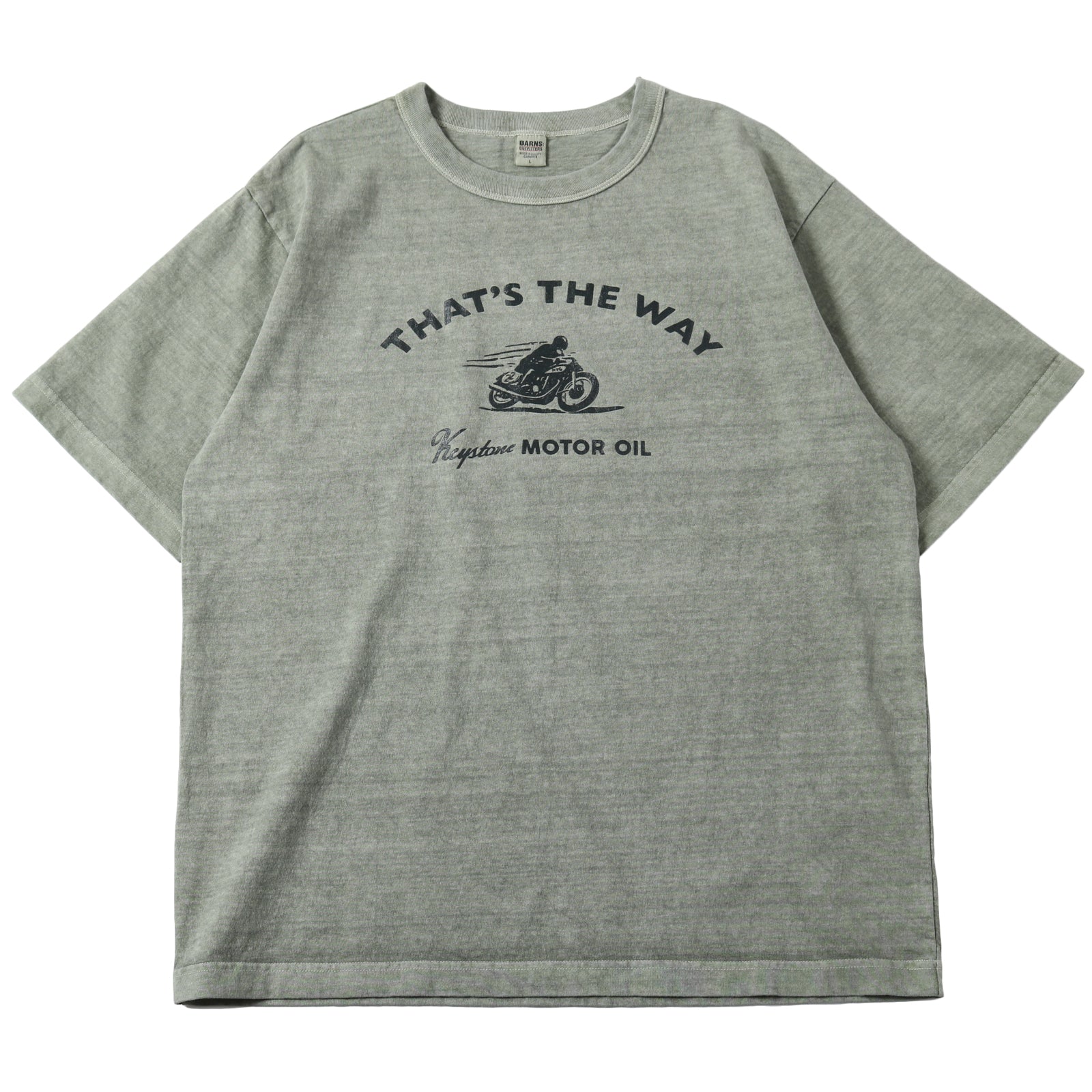 Pigment Dye】End Of Summer S/S Print T-shirt【That's This