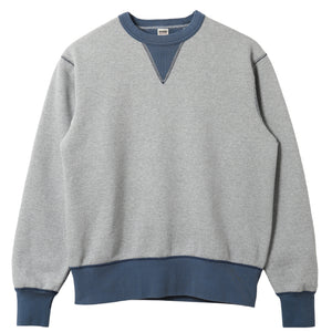 30/7 COZUN Switching Rib & Stitch Crewneck Sweatshirt BR-3301