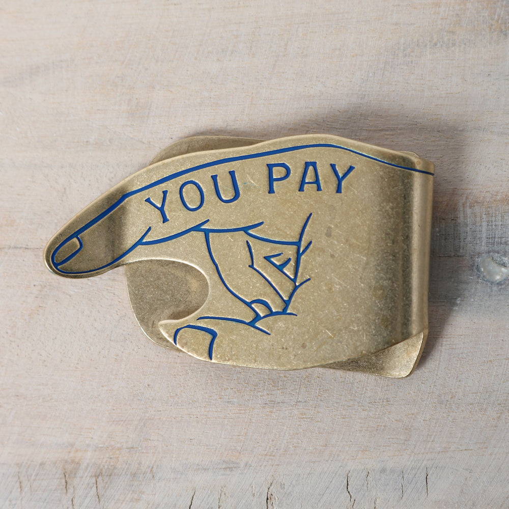 Button Works】You Pay Money Clip【Renewal】 BW-0185 – BARNS