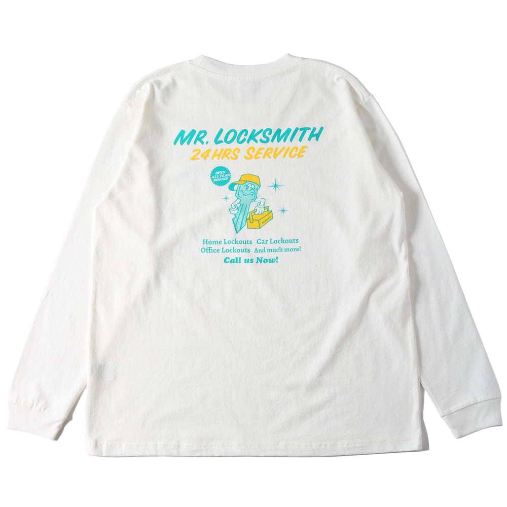 
                  
                    画像をギャラリービューアにロードします【Pigment Dye】16/- Sun Faded L/S Print T-shirt【Mr. Locksmith】BR-24414
                  
                