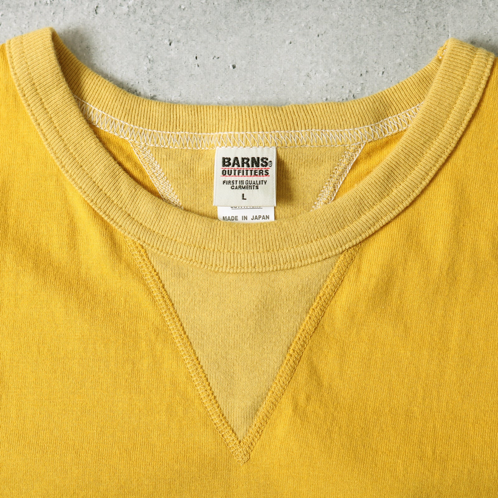 2025 S/S Seasonal Color】“STANDARD” COZUN 両Vガゼット クルーネック