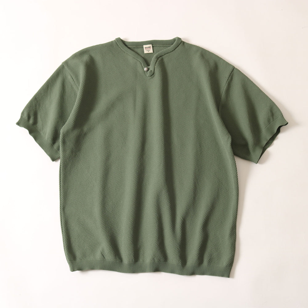 
                  
                    画像をギャラリービューアにロードしますSUMMER BIRDS EYE KNIT 5分袖 CONCHO T-Shirt
                  
                