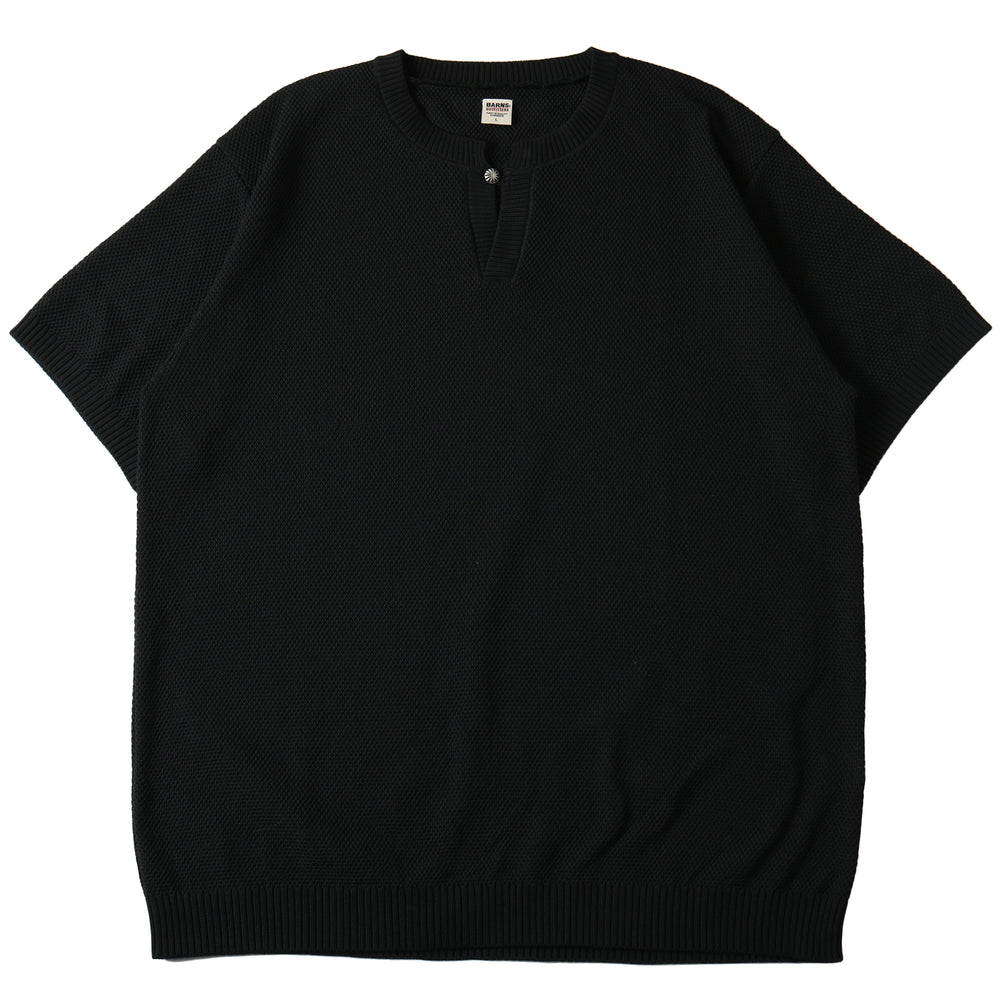 
                  
                    画像をギャラリービューアにロードしますKey Neck Loose Fit Concho T-shirt【Amossa】BR-25224
                  
                