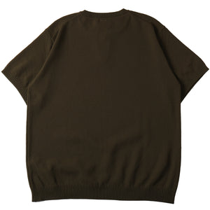 
                  
                    画像をギャラリービューアにロードしますKey Neck Loose Fit Concho T-shirt【Amossa】BR-25224
                  
                