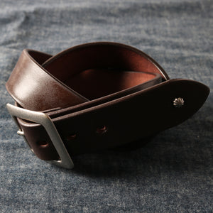 
                  
                    画像をギャラリービューアにロードします【栃木レザー】Garrison Buckle 40mm Leather Studs Belt LE-4344
                  
                