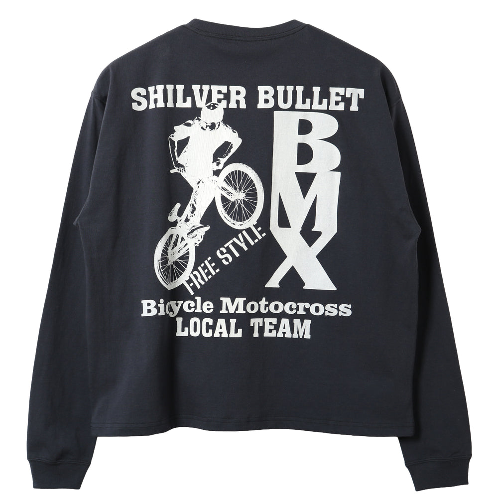 Boxy L/S Print T-shirt【BMX】BR-26142 – BARNS OUTFITTERS (バーンズ