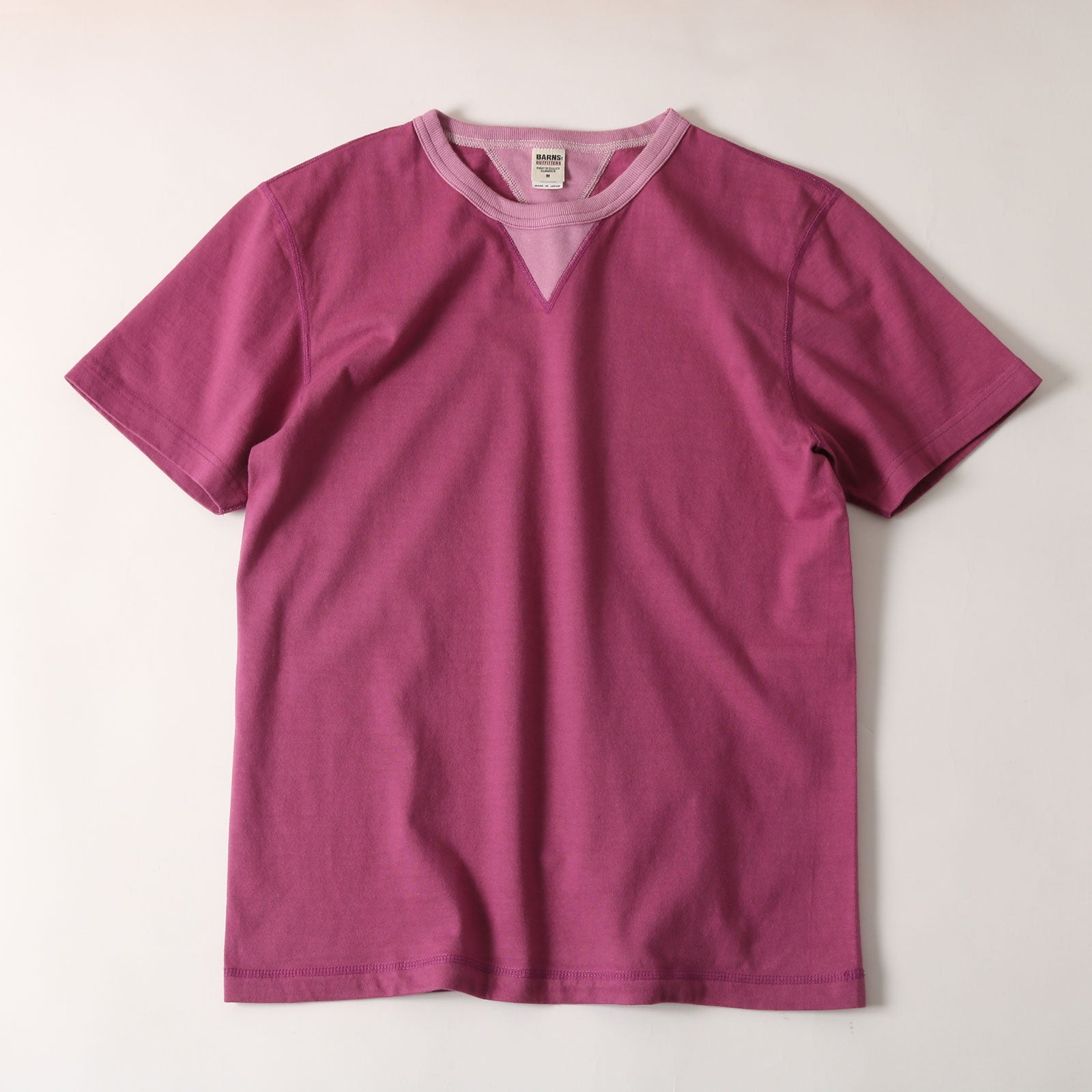 2023 S/S NEW COLOR】“STANDARD” COZUN 両Vガゼット Tシャツ BR