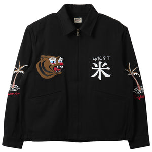 Zip Up Work Jacket【Embroidery】BR-26367 – BARNS OUTFITTERS