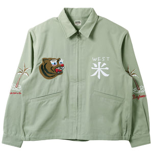 Zip Up Work Jacket【Embroidery】BR-26367 – BARNS OUTFITTERS