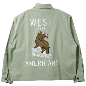 Zip Up Work Jacket【Embroidery】BR-26367 – BARNS OUTFITTERS