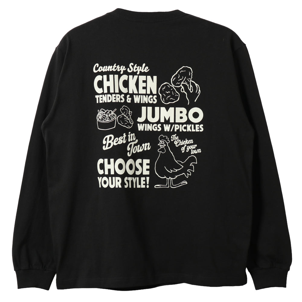 Print T-shirt – BARNS OUTFITTERS (バーンズアウトフィッターズ