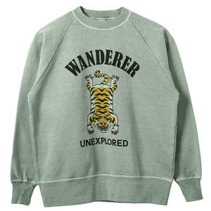 Pigment Dye】G.O.A.T. Slub Sweatshirt【WANDERER】BR-26111 – BARNS