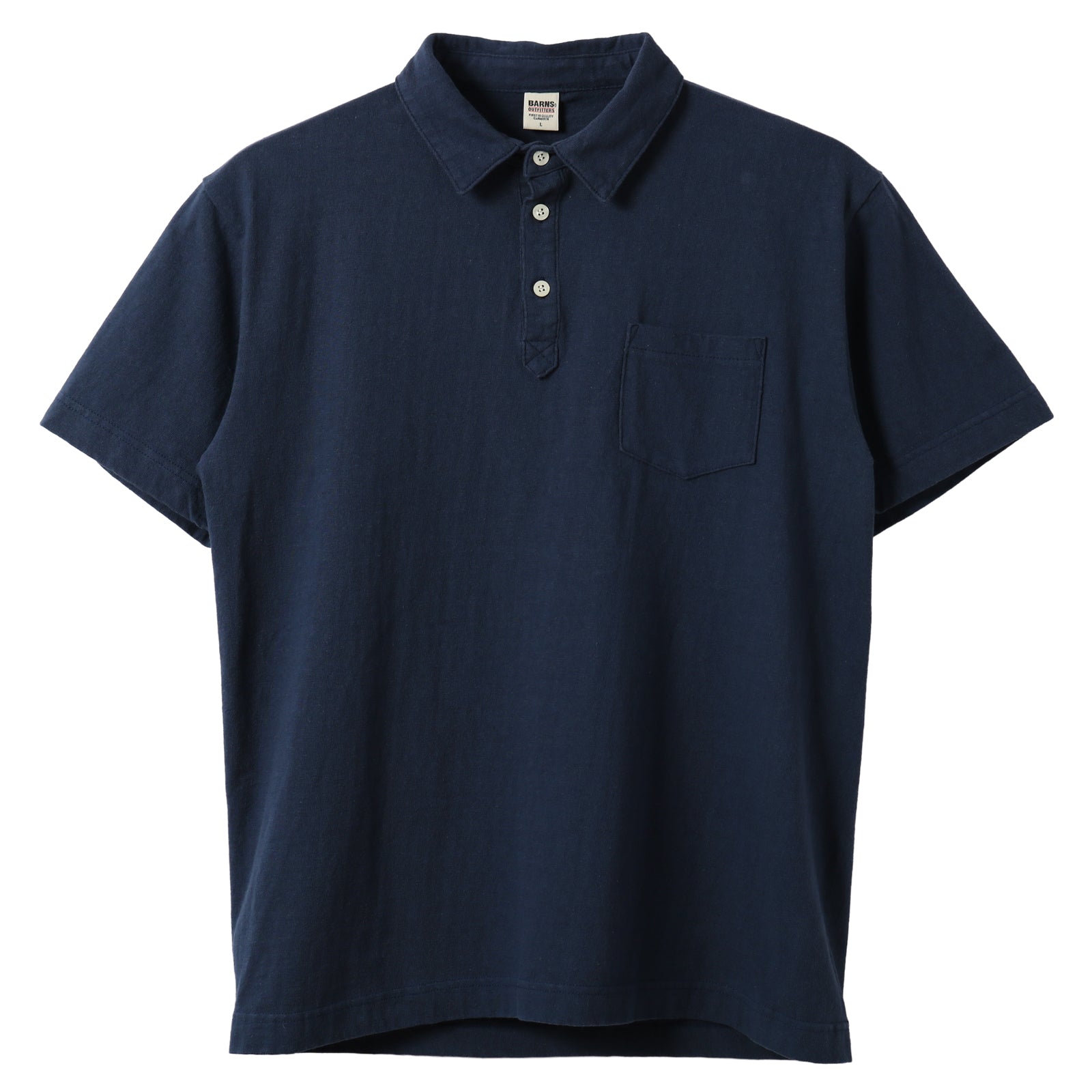 TSURIAMI” S/S Polo T-shirt BR-1006N – BARNS OUTFITTERS (バーンズ