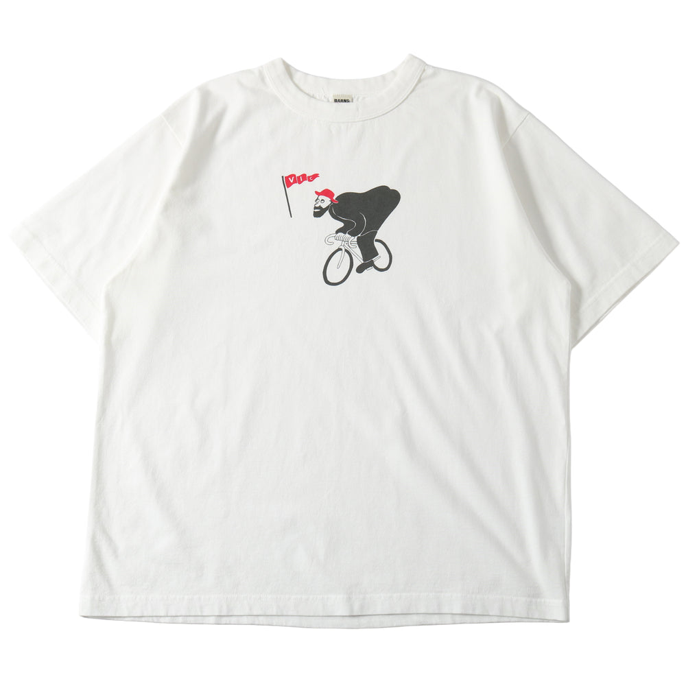 
                  
                    画像をギャラリービューアにロードします【Pigment Dye】20/- Sunbreeze S/S Print T-shirt【Pottering】BR-25295
                  
                
