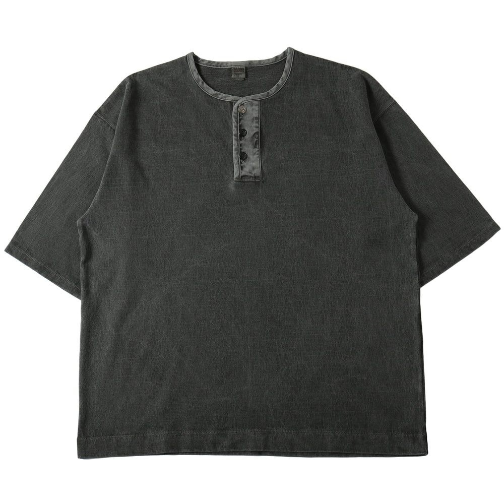 
                  
                    画像をギャラリービューアにロードします【BIG COZUN】14/- COZUN Native Concho Work Henley Neck T-Shirt【Button Works】BR-25207
                  
                