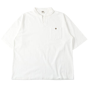 
                  
                    画像をギャラリービューアにロードします【BIG COZUN】14/- COZUN Skipper Neck Half Sleeves Polo T-Shirt【Button Works】BR-25209
                  
                