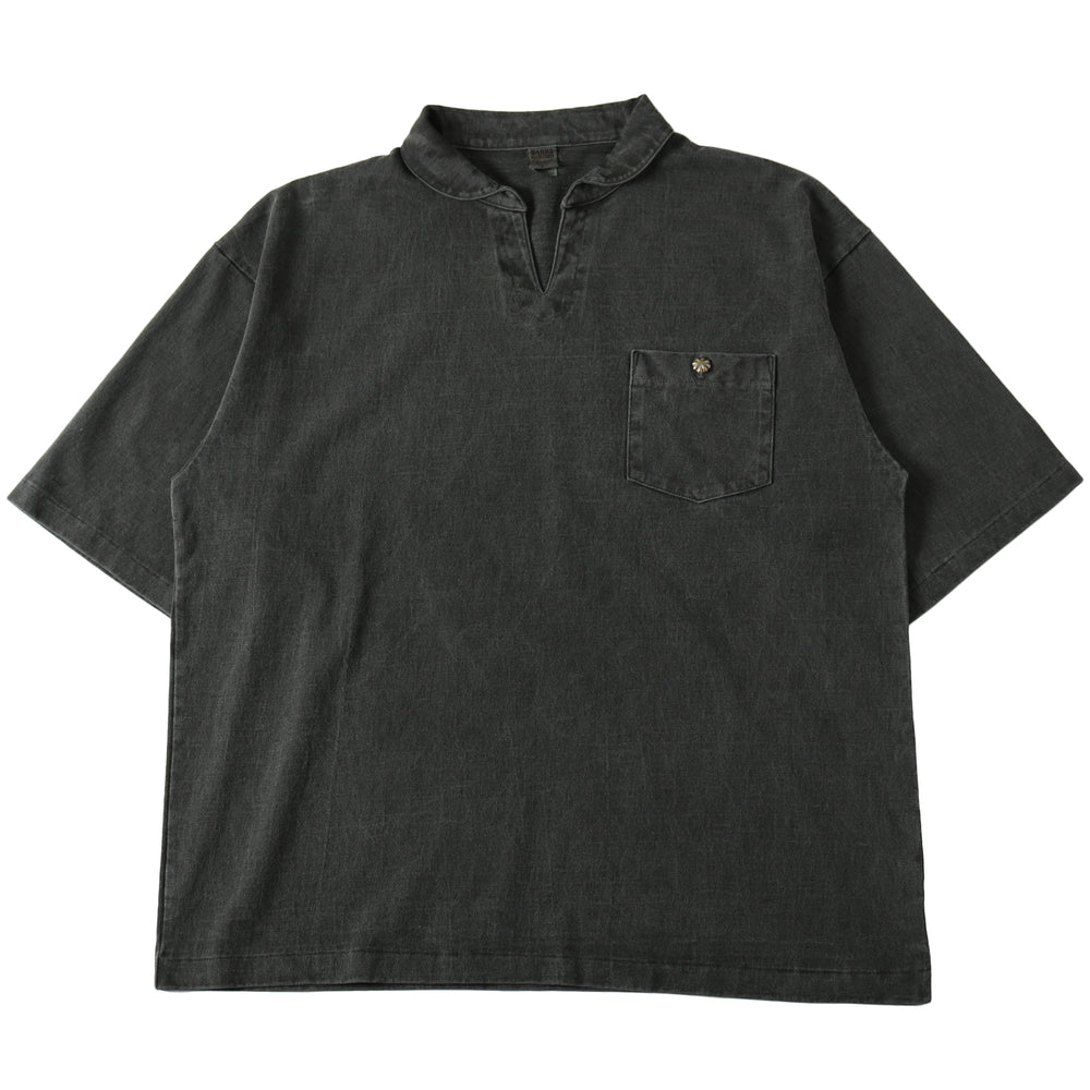 
                  
                    画像をギャラリービューアにロードします【BIG COZUN】14/- COZUN Skipper Neck Half Sleeves Polo T-Shirt【Button Works】BR-25209
                  
                