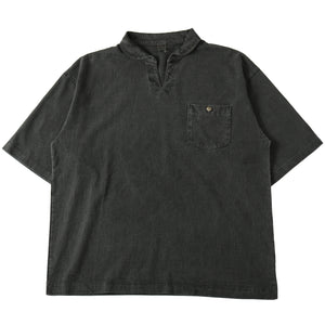 
                  
                    画像をギャラリービューアにロードします【BIG COZUN】14/- COZUN Skipper Neck Half Sleeves Polo T-Shirt【Button Works】BR-25209
                  
                
