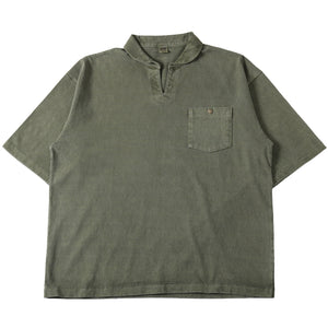 
                  
                    画像をギャラリービューアにロードします【BIG COZUN】14/- COZUN Skipper Neck Half Sleeves Polo T-Shirt【Button Works】BR-25209
                  
                